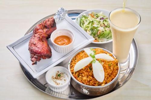 チキンビリヤニ＆タンドリーチキンセット| Chicken Biryani &Tandori Set